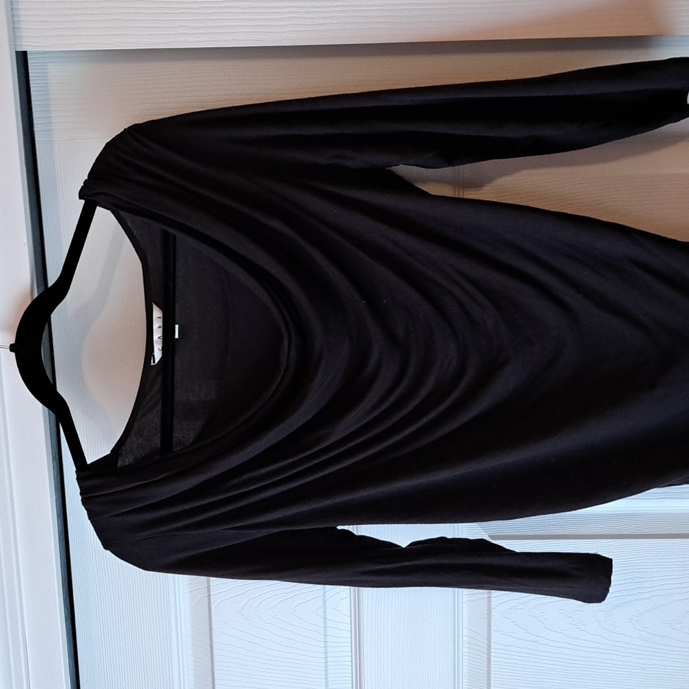 Cabi Large Black Shimmy Tunic